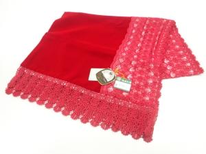 ビロードレース花模様ショール